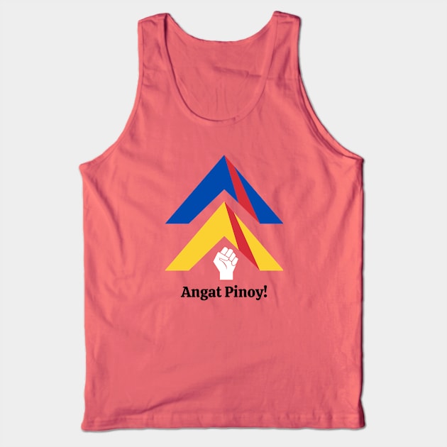 Tagalog Angat Pinoy Tank Top by CatheBelan